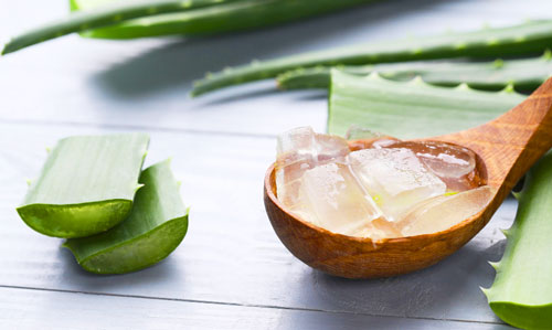 Aloe Vera pulp juice hair fall